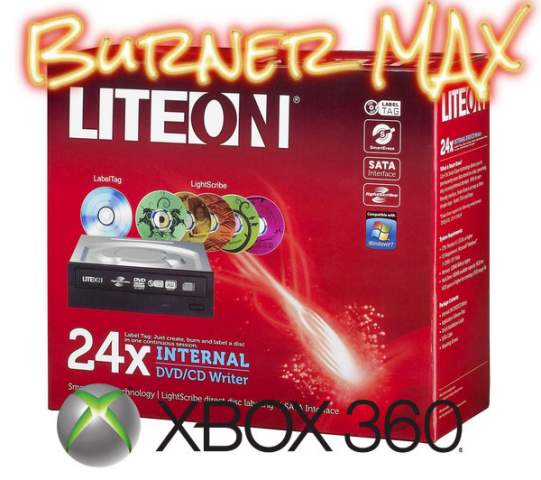 Liteon iHAS*24-B DVD Writer to iXtreme Burner Max FW 